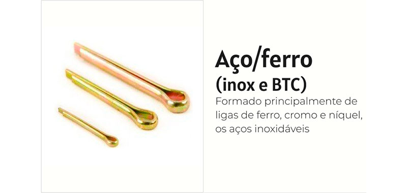Aço/ferro (inox e BTC)